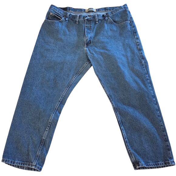 Wrangler Men's Jeans - Blue - Size 44x29 - Great Condition! - Picture 3 of 6